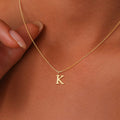 Letter Necklace – Gold Color Stainless Steel